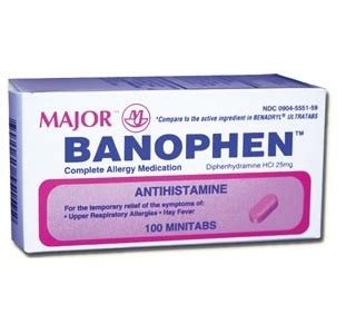 are banophen and benadryl generic
